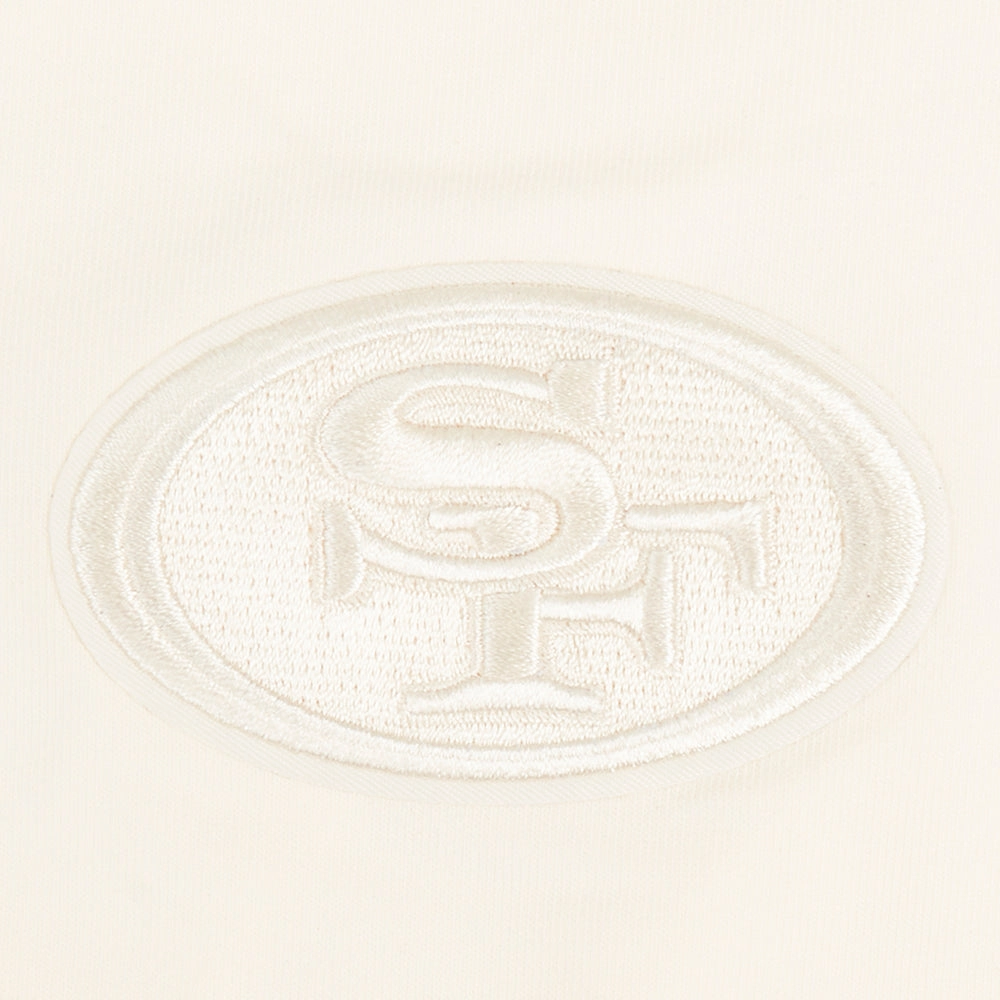 NFL SAN FRANCISCO 49ERS NEUTRAL WOMEN'S JERSEY LEGGING (EGGSHELL)