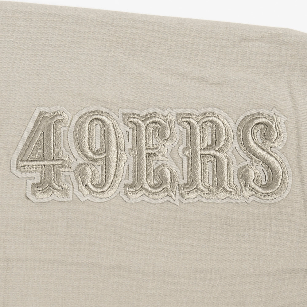 NFL SAN FRANCISCO 49ERS NEUTRAL WOMEN'S JERSEY LEGGING (TAUPE)