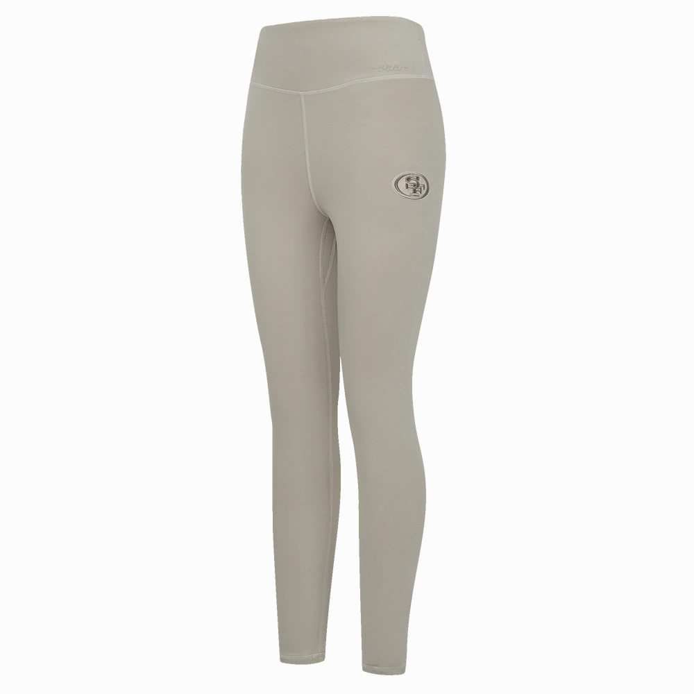 NFL SAN FRANCISCO 49ERS NEUTRAL WOMEN'S JERSEY LEGGING (TAUPE)