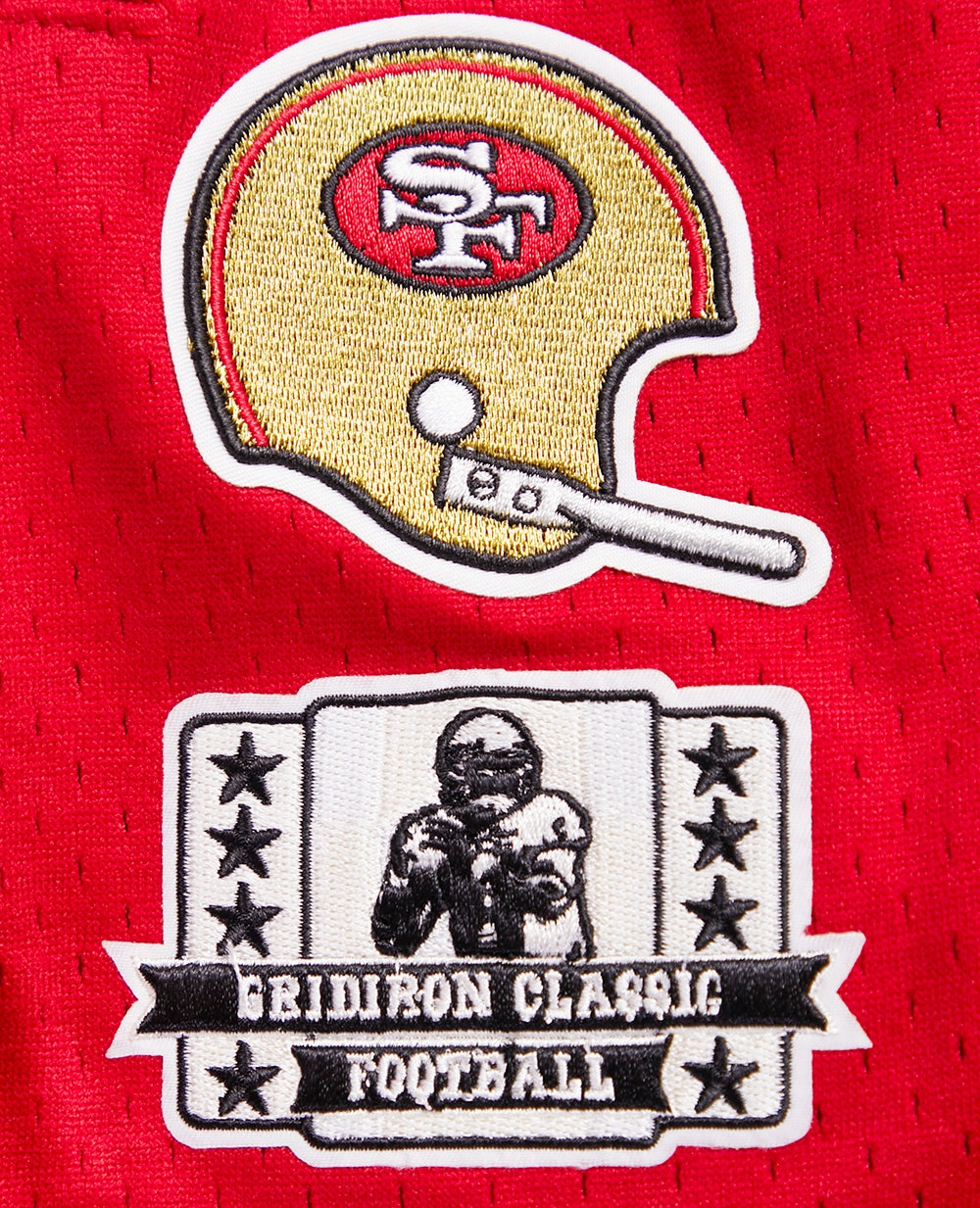 NFL SAN FRANCISCO 49ERS RETRO CLASSIC MEN'S 2.0 SHORT (BLACK/RED/BLACK)