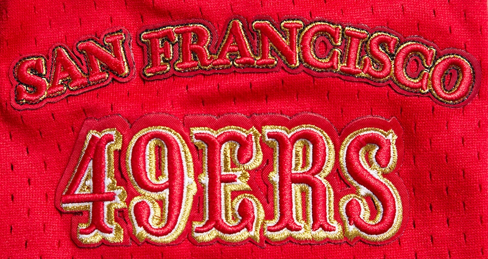 NFL SAN FRANCISCO 49ERS RETRO CLASSIC MEN'S 2.0 SHORT (BLACK/RED/BLACK)