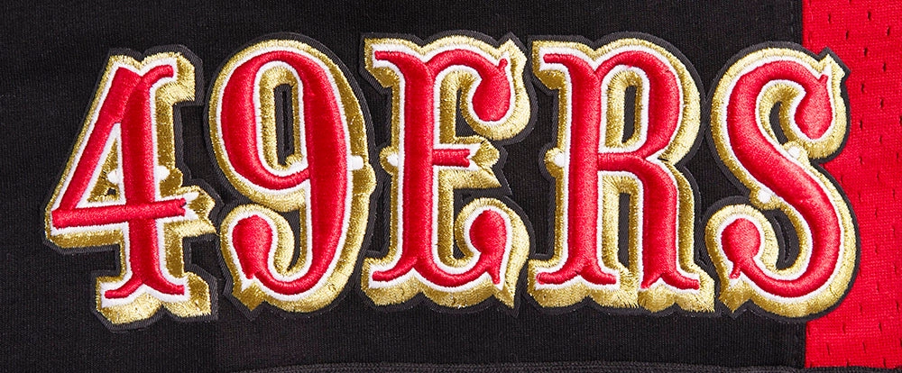 NFL SAN FRANCISCO 49ERS RETRO CLASSIC MEN'S 2.0 SHORT (BLACK/RED/BLACK)