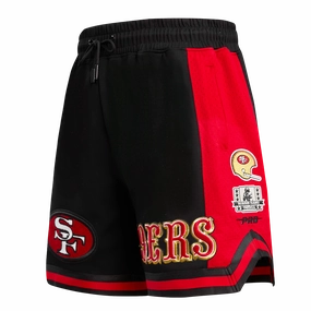 NFL SAN FRANCISCO 49ERS RETRO CLASSIC MEN'S 2.0 SHORT (BLACK/RED/BLACK)