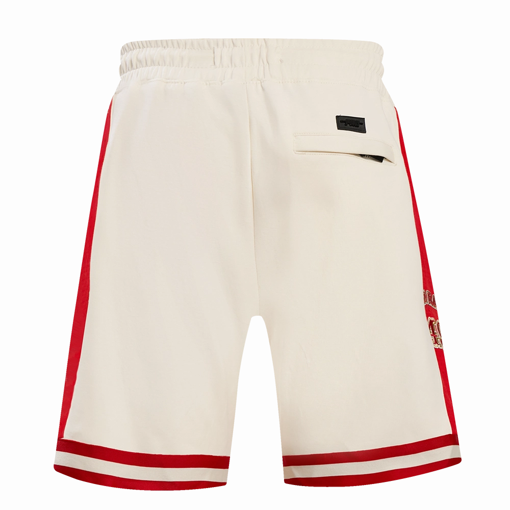 NFL SAN FRANCISCO 49ERS RETRO CLASSIC MEN'S 2.0 SHORT (EGGSHELL/ RED)