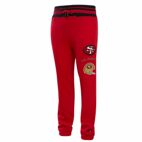 NFL SAN FRANCISCO 49ERS RETRO CLASSIC MEN'S SWEATPANT (RED/BLACK)