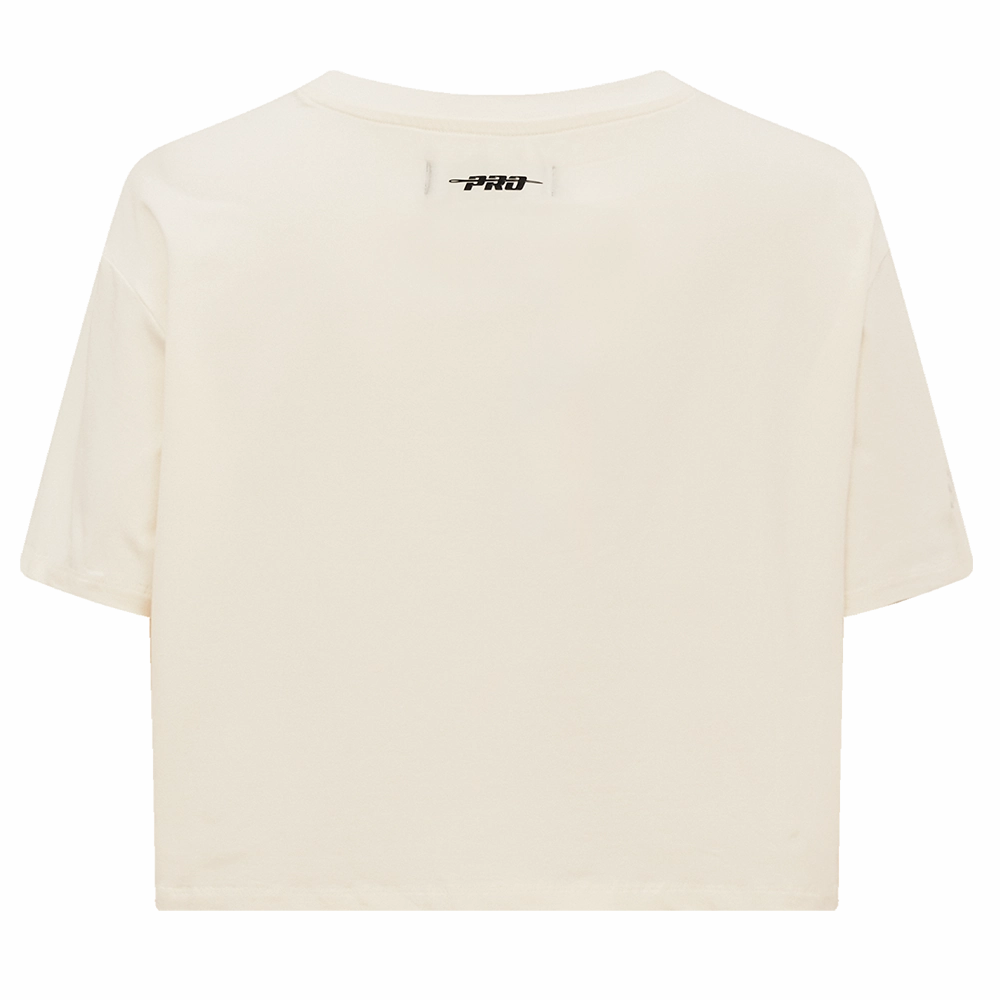 NFL SAN FRANCISCO 49ERS RETRO CLASSIC WOMEN'S BOXY TEE (EGGSHELL)