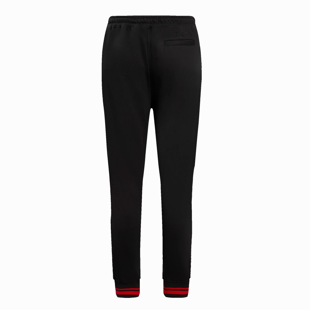 NFL SAN FRANCISCO 49ERS RETRO CLASSIC WOMEN'S SWEATPANT (BLACK/RED/BLACK)