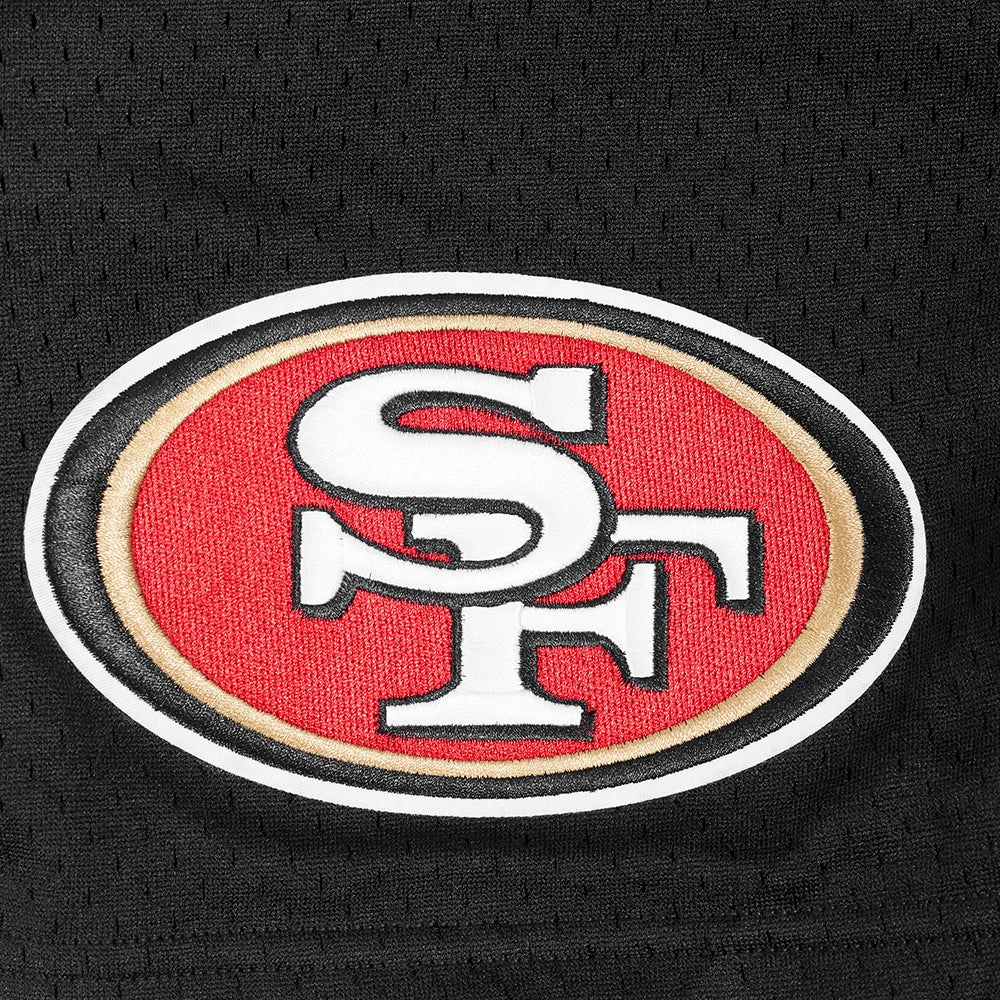 NFL SAN FRANCISCO 49ERS SOUVENIR MEN'S MESH SHORT (BLACK)