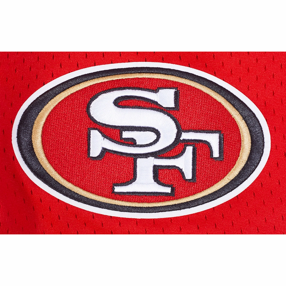 NFL SAN FRANCISCO 49ERS SOUVENIR MEN'S MESH SHORT (RED)