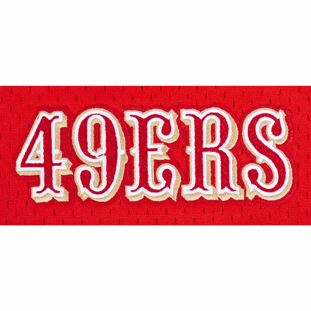 NFL SAN FRANCISCO 49ERS SOUVENIR MEN'S MESH SHORT (RED)