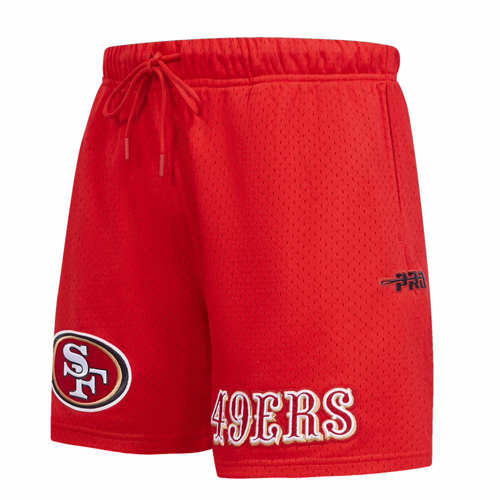 NFL SAN FRANCISCO 49ERS SOUVENIR MEN'S MESH SHORT (RED)