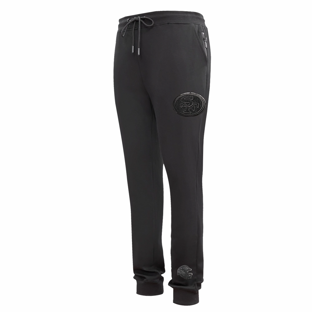 NFL SAN FRANCISCO 49ERS TRIPLE BLACK DK JOGGER (TRIPLE BLACK)