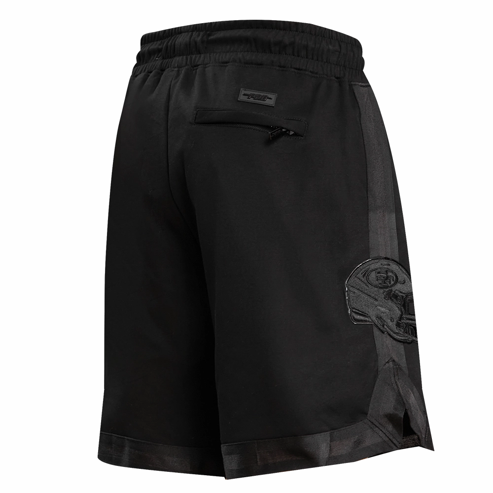 NFL SAN FRANCISCO 49ERS TRIPLE BLACK DK SHORT (TRIPLE BLACK)