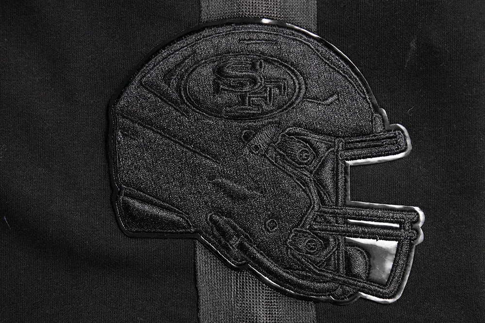 NFL SAN FRANCISCO 49ERS TRIPLE BLACK DK SHORT (TRIPLE BLACK)