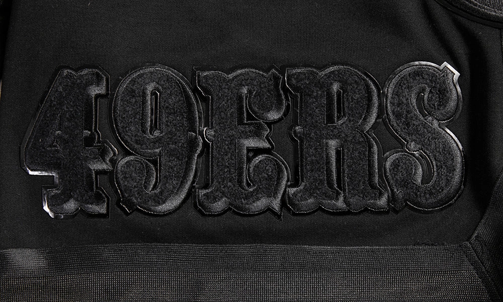 NFL SAN FRANCISCO 49ERS TRIPLE BLACK DK SHORT (TRIPLE BLACK)