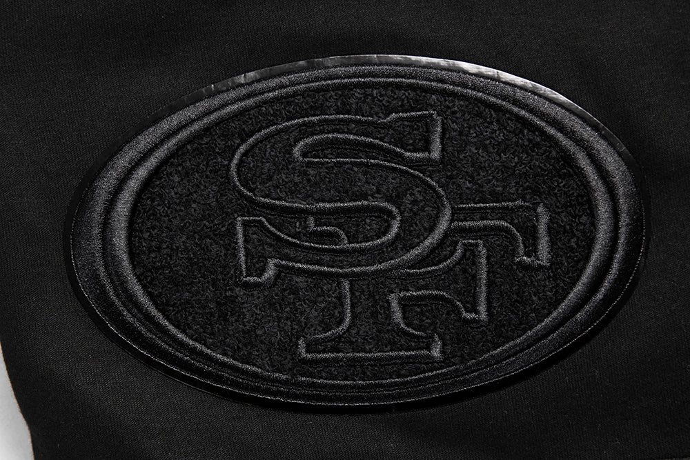NFL SAN FRANCISCO 49ERS TRIPLE BLACK DK SHORT (TRIPLE BLACK)
