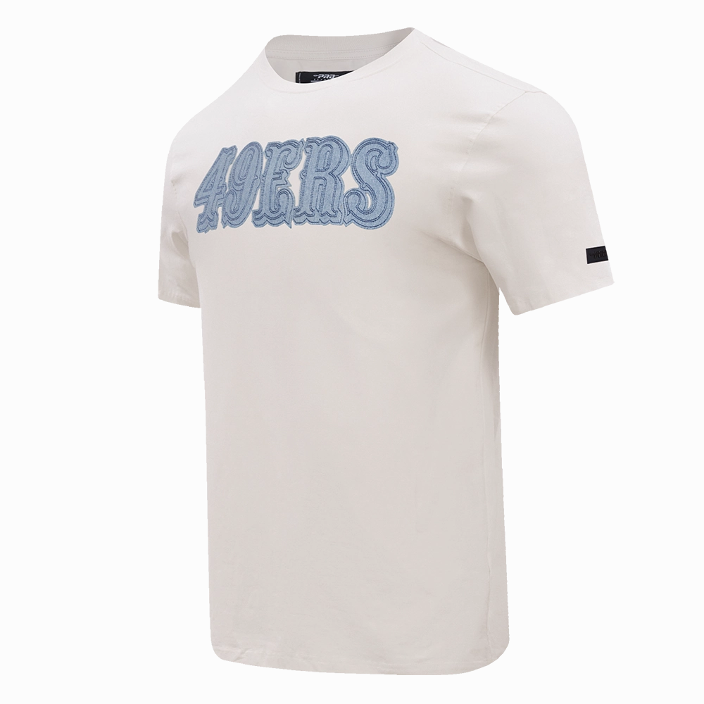 NFL SAN FRANCISCO 49ERS VARSITY BLUES MEN'S TEE (LINEN)