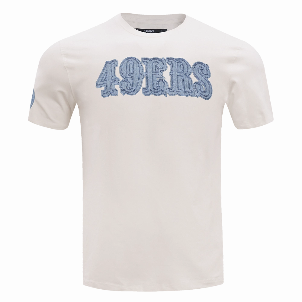 NFL SAN FRANCISCO 49ERS VARSITY BLUES MEN'S TEE (LINEN)