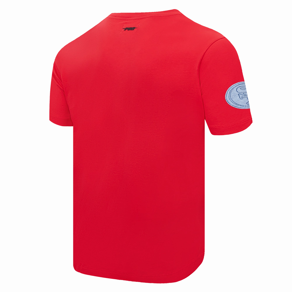 NFL SAN FRANCISCO 49ERS VARSITY BLUES MEN'S TEE (RED)