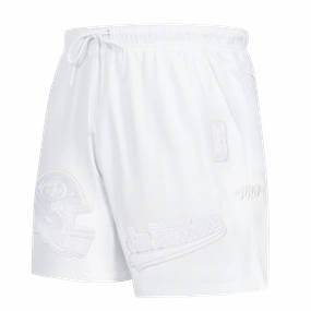 NFL SAN FRANCISCO 49ERS WHITE OUT MEN'S WOVEN SHORT (WHITE)