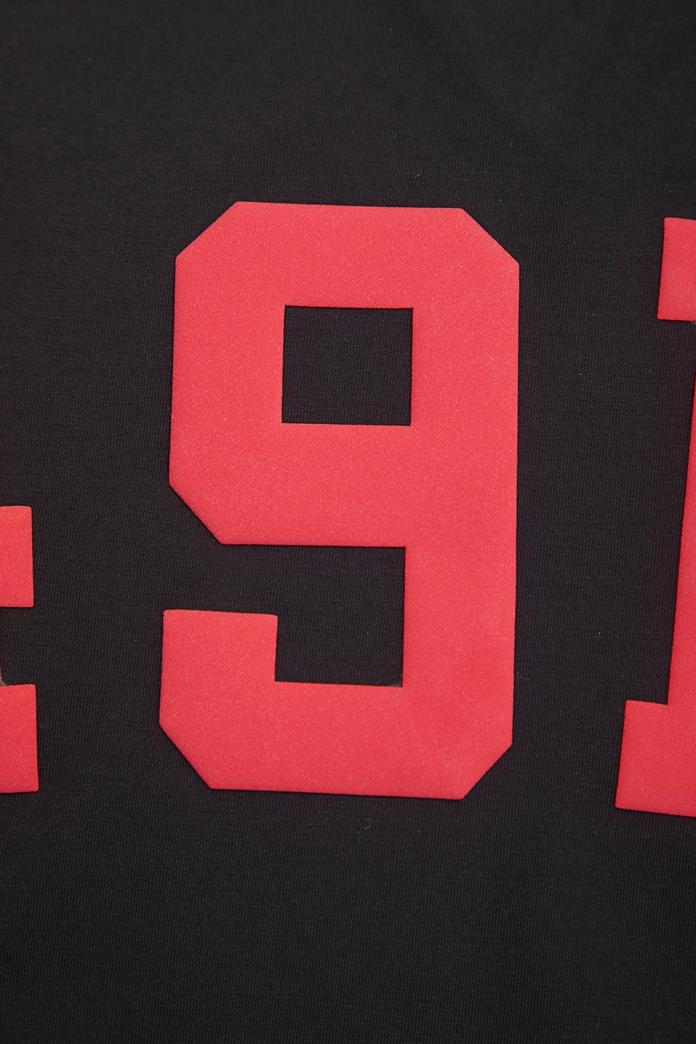 NFL SAN FRANCISCO 49ERS WINGSPAN WOMEN'S SINGLE JERSEY BOXY TEE (BLACK)