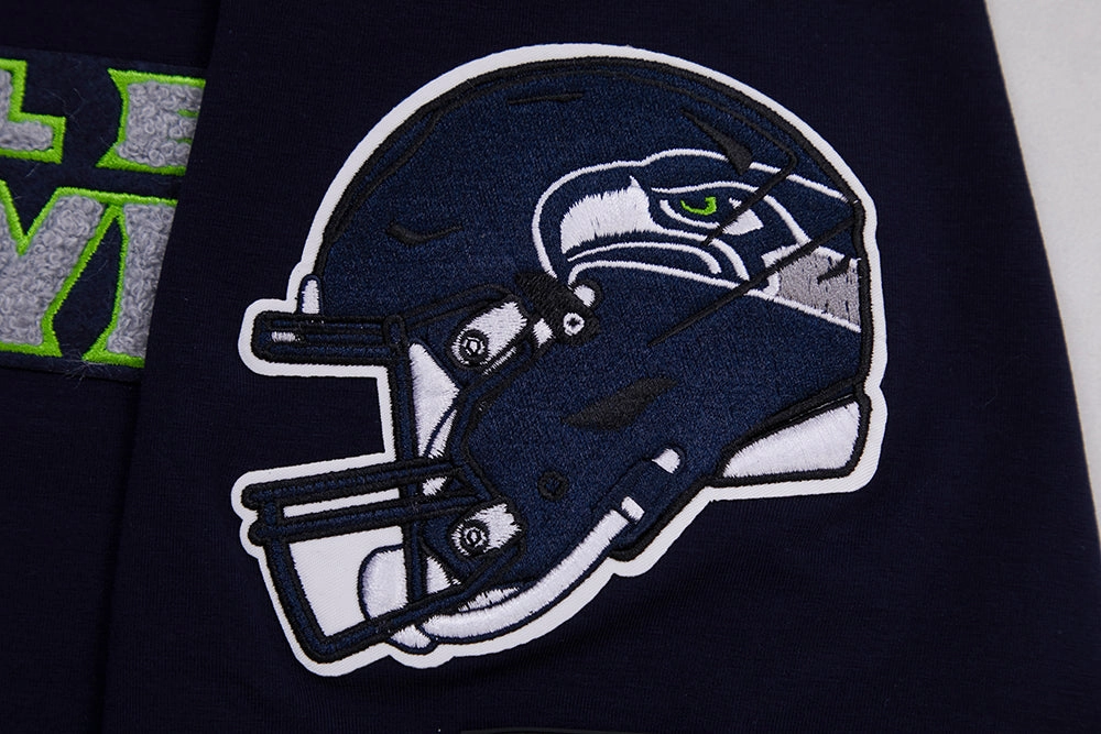 NFL SEATTLE SEAHAWKS CLASSIC CHENILLE MEN'S   TEE (MIDNIGHT NAVY)