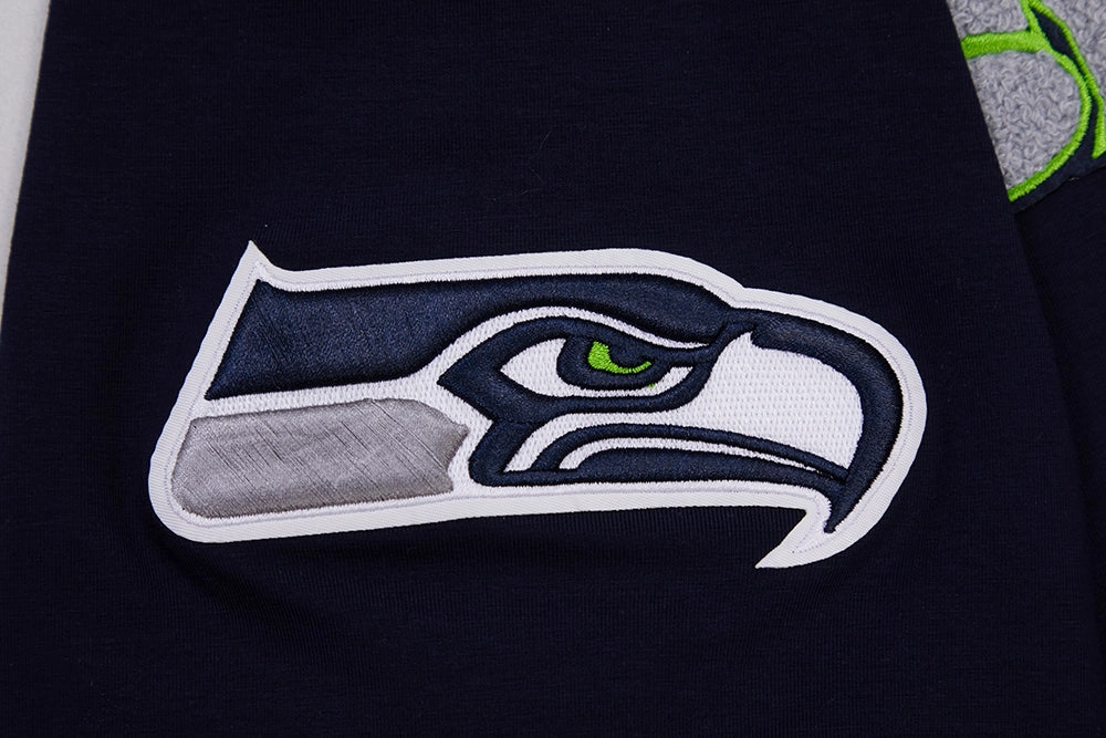 NFL SEATTLE SEAHAWKS CLASSIC CHENILLE MEN'S   TEE (MIDNIGHT NAVY)