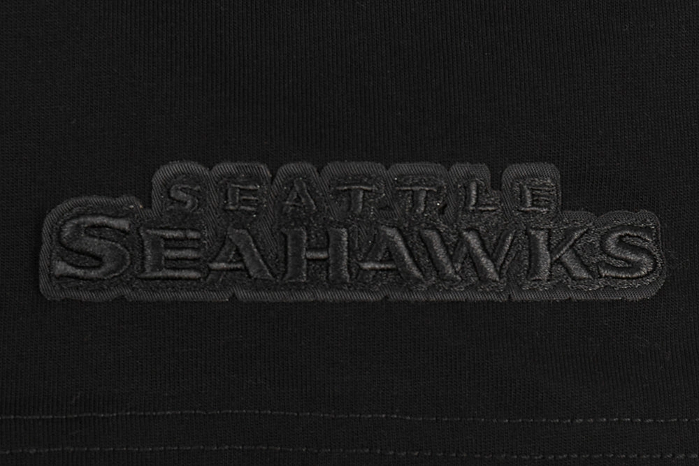 NFL SEATTLE SEAHAWKS NEUTRAL MEN'S DROP SHOULDER TEE (BLACK)