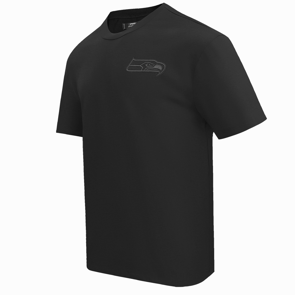 NFL SEATTLE SEAHAWKS NEUTRAL MEN'S DROP SHOULDER TEE (BLACK)