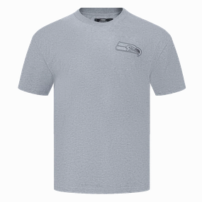 NFL SEATTLE SEAHAWKS NEUTRAL MEN'S DROP SHOULDER TEE (DARK HEATHER GRAY)