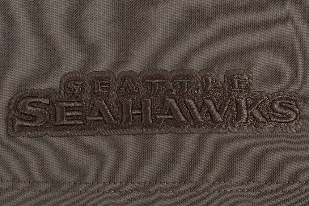 NFL SEATTLE SEAHAWKS NEUTRAL MEN'S DROP SHOULDER TEE (DARK TAUPE)
