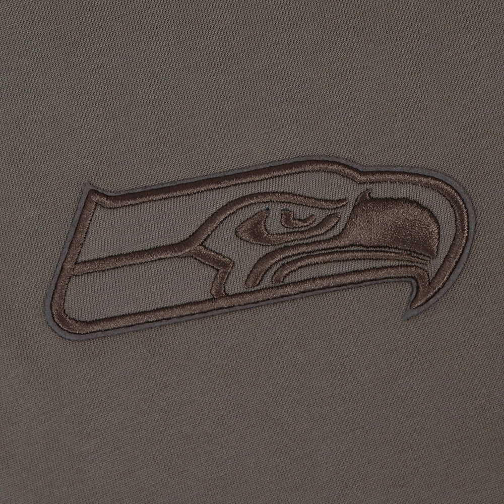 NFL SEATTLE SEAHAWKS NEUTRAL MEN'S DROP SHOULDER TEE (DARK TAUPE)