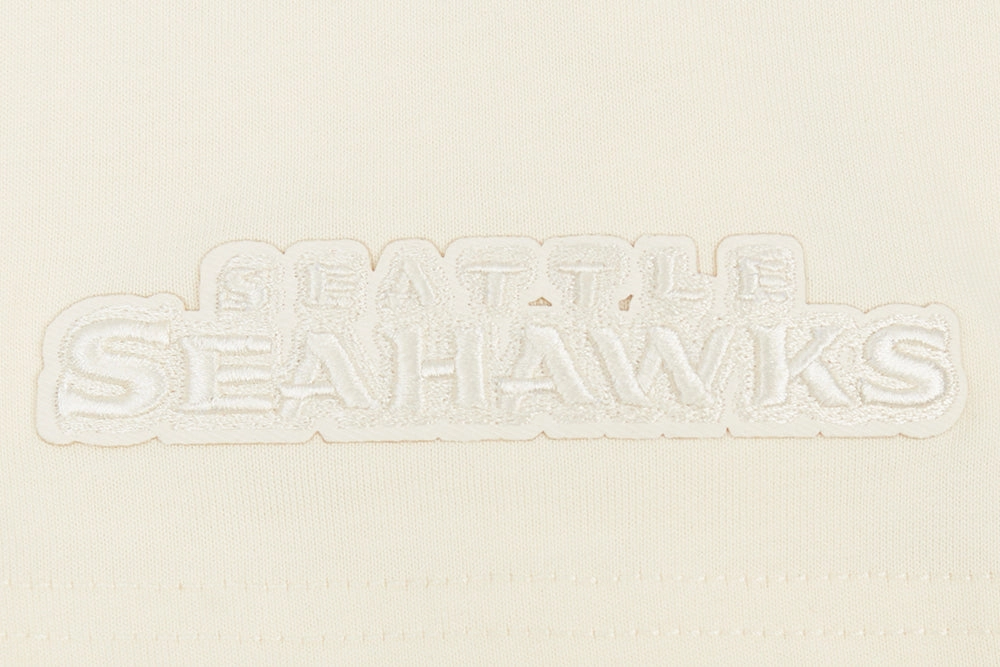 NFL SEATTLE SEAHAWKS NEUTRAL MEN'S DROP SHOULDER TEE (EGGSHELL)