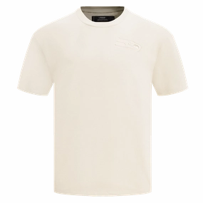 NFL SEATTLE SEAHAWKS NEUTRAL MEN'S DROP SHOULDER TEE (EGGSHELL)