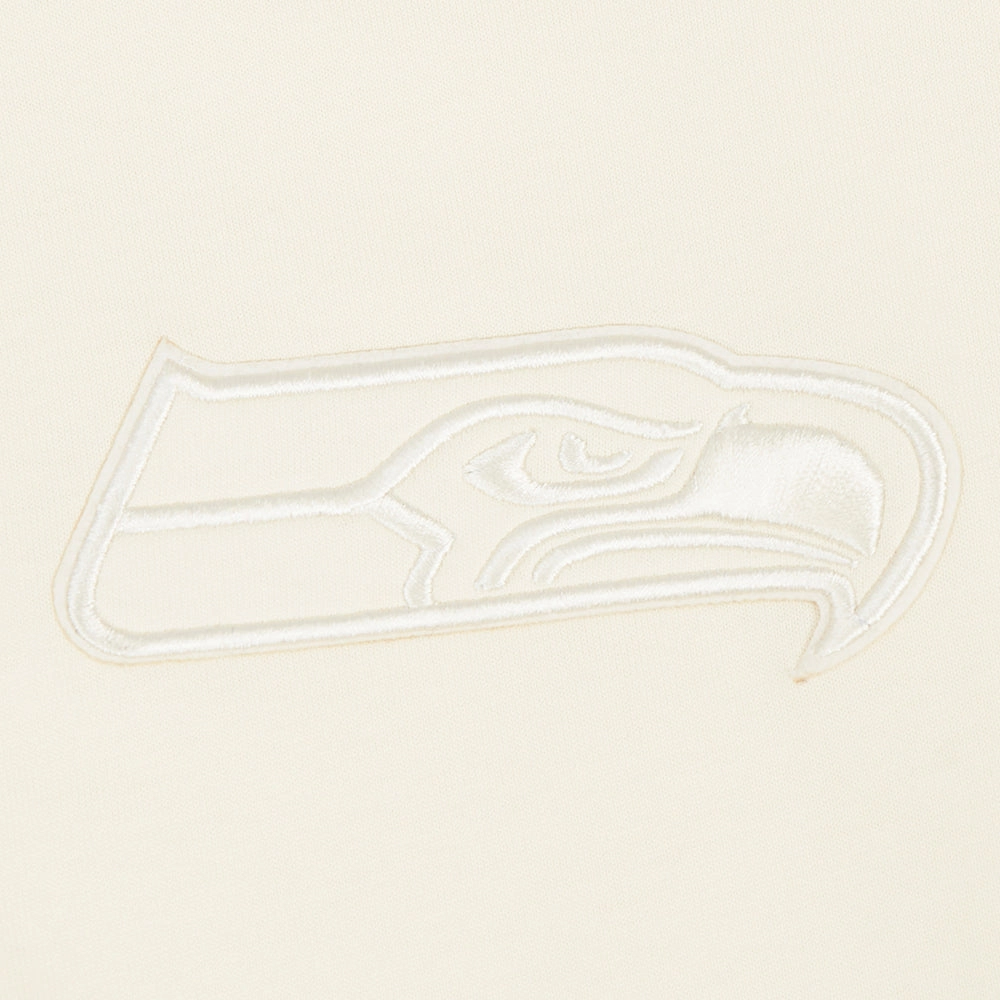 NFL SEATTLE SEAHAWKS NEUTRAL MEN'S DROP SHOULDER TEE (EGGSHELL)