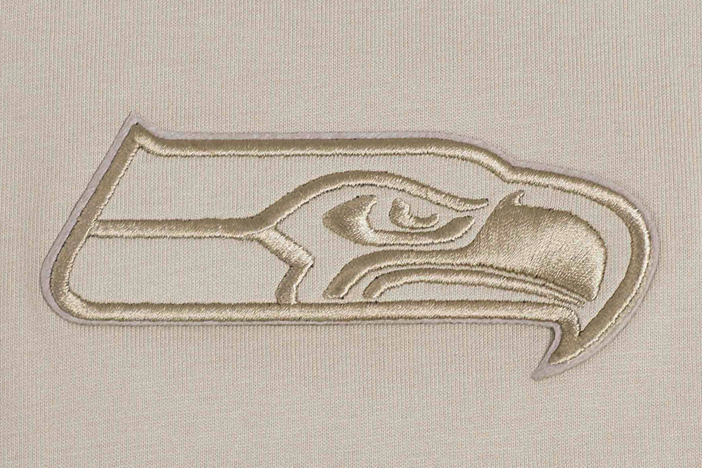 NFL SEATTLE SEAHAWKS NEUTRAL MEN'S DROP SHOULDER TEE (TAUPE)