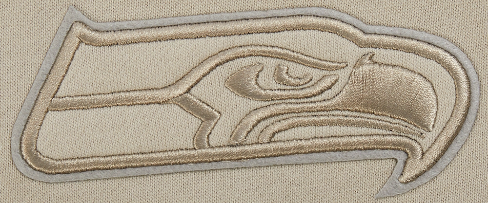 NFL SEATTLE SEAHAWKS NEUTRAL MEN'S M FLC SHORT (TAUPE)