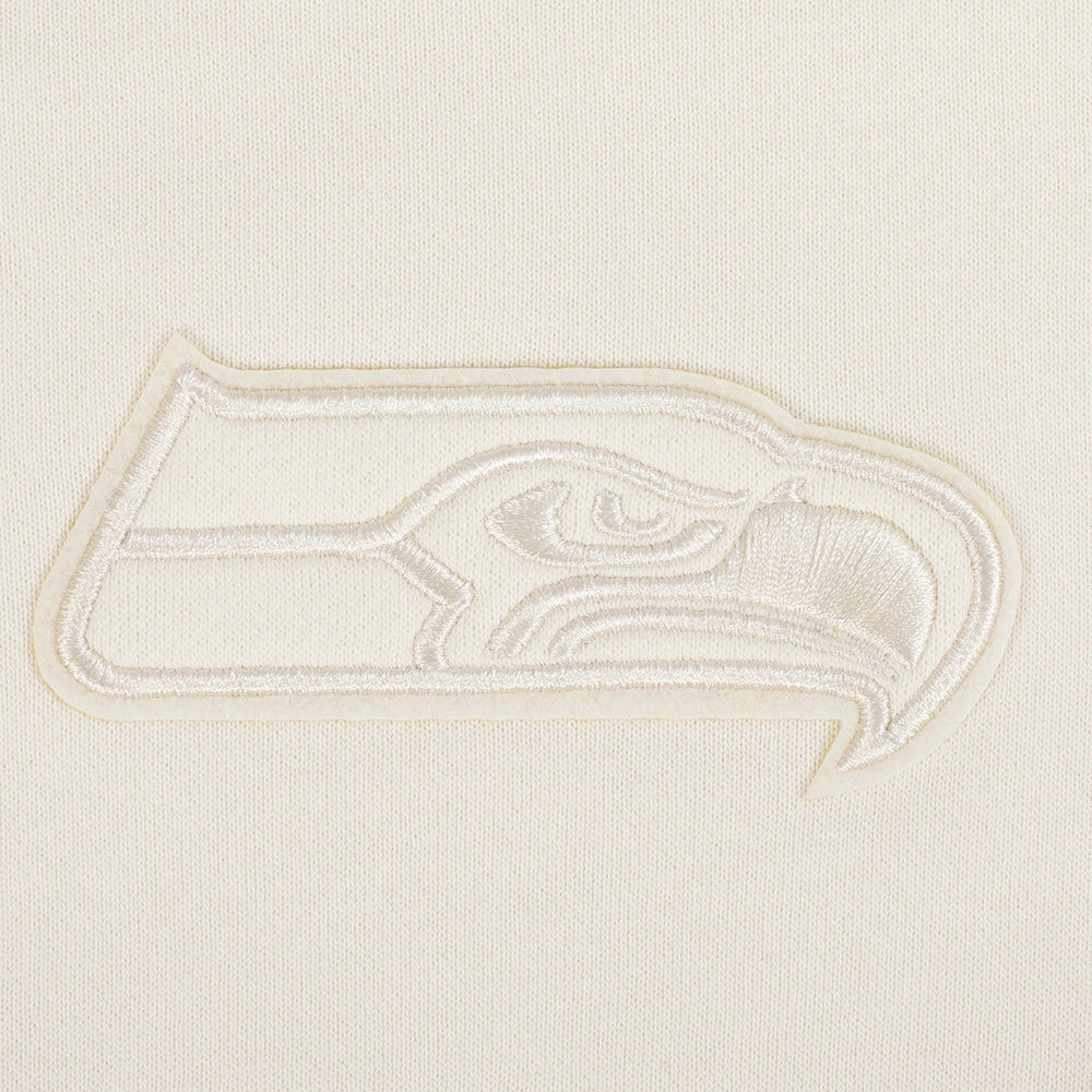NFL SEATTLE SEAHAWKS NEUTRAL WOMEN'S CREWNECK (EGGSHELL)