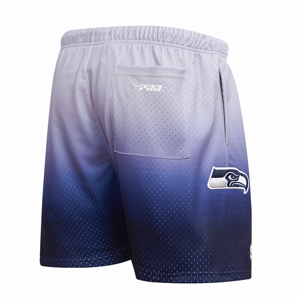 NFL SEATTLE SEAHAWKS TEAM OMBRE MESH SHORT (MIDNIGHT NAVY/GRAY)