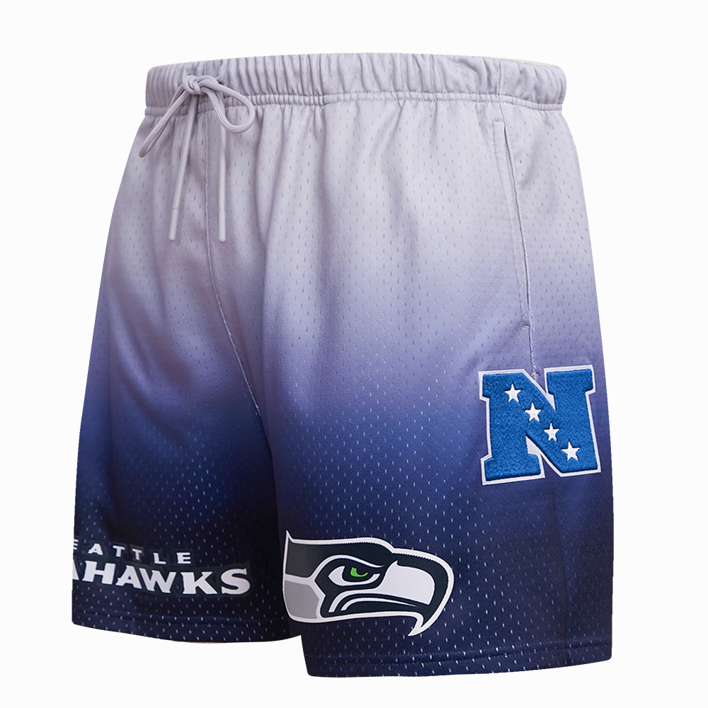 NFL SEATTLE SEAHAWKS TEAM OMBRE MESH SHORT (MIDNIGHT NAVY/GRAY)