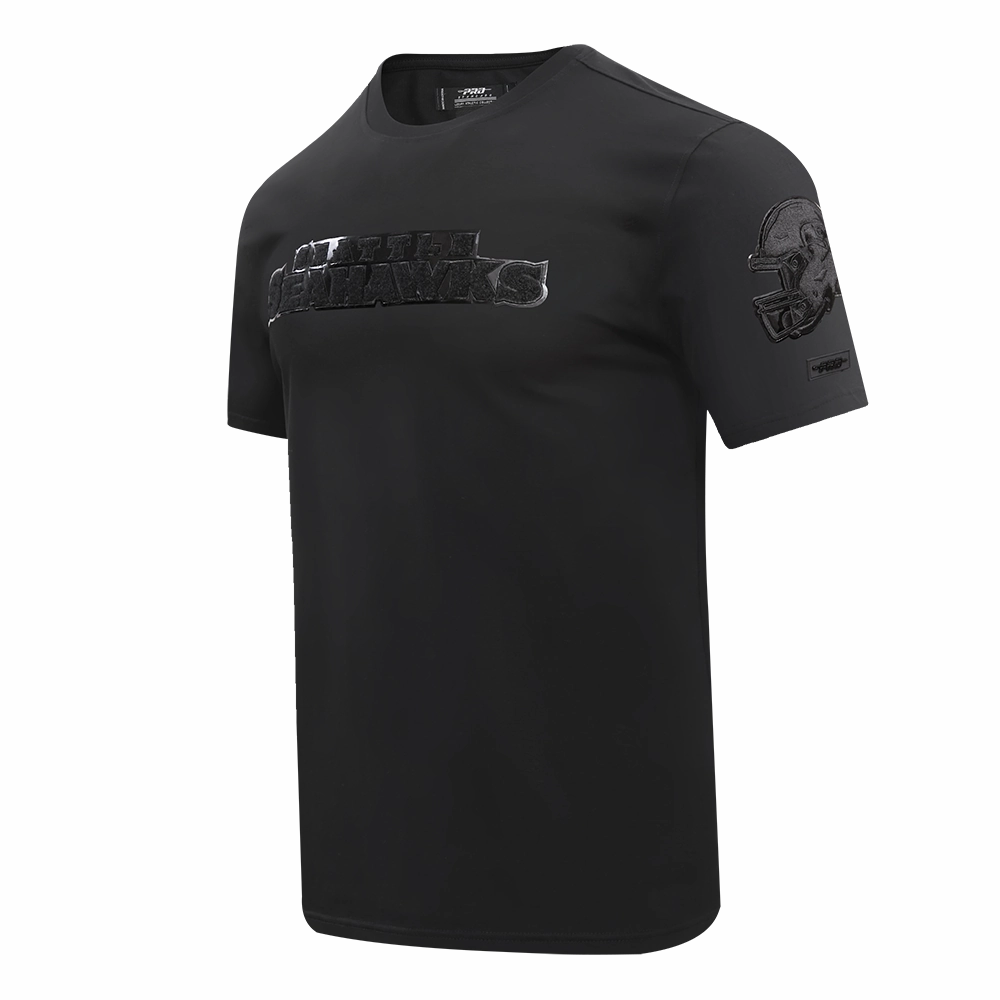 NFL SEATTLE SEAHAWKS TRIPLE BLACK MEN'S   TEE (TRIPLE BLACK)