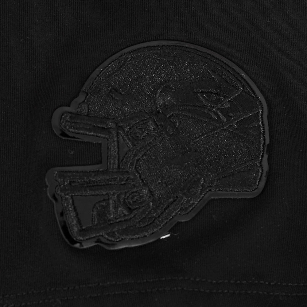 NFL SEATTLE SEAHAWKS TRIPLE BLACK WOMEN'S SINGLE JERSEY BOXY TEE (TRIPLE BLACK)