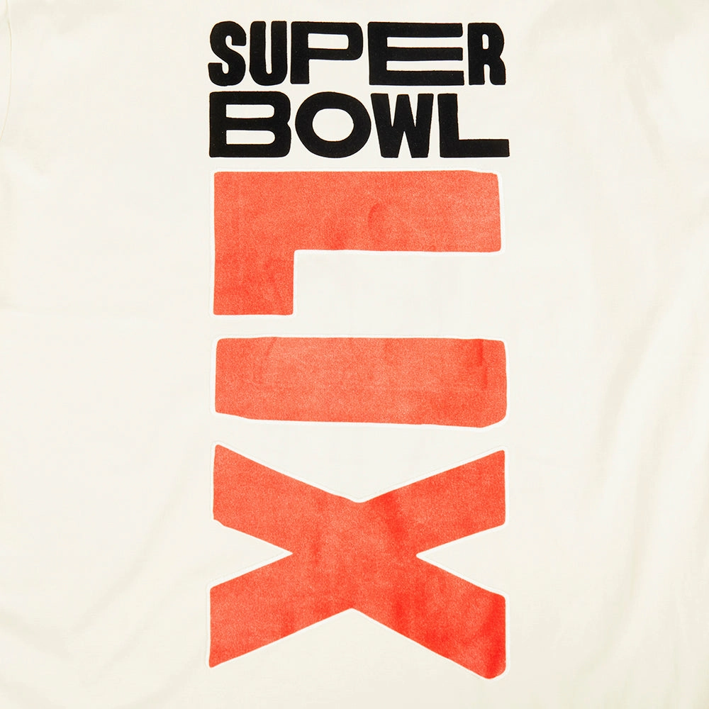 NFL SUPER BOWL 59 MEN'S NOLA COTTON JERSEY DROP SHOULDER TEE (EGGSHELL)