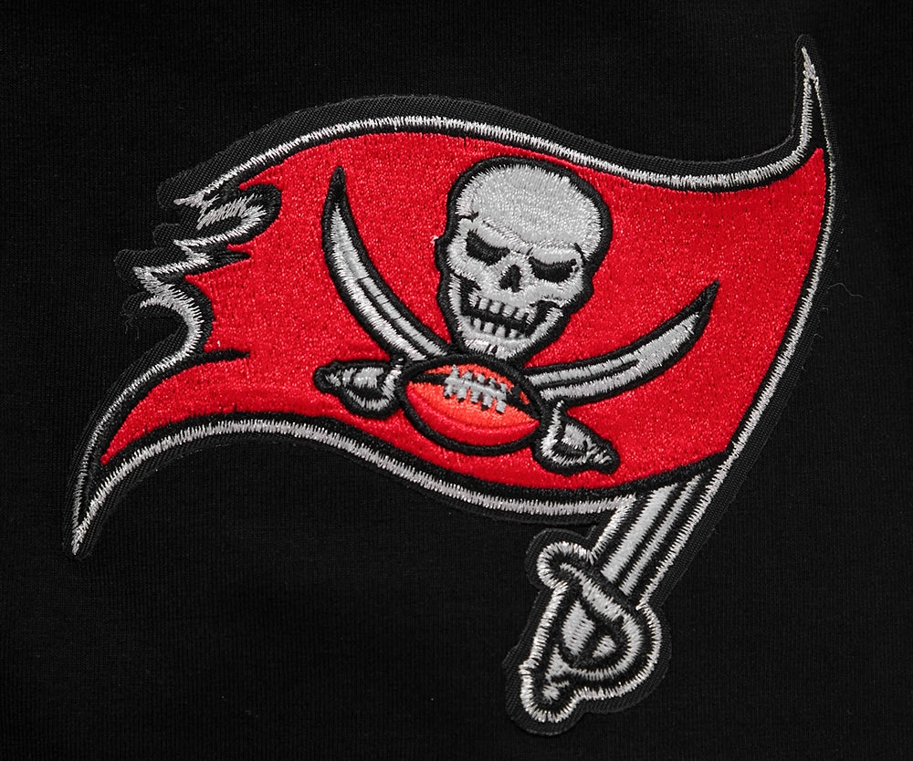 NFL TAMPA BAY BUCCANEERS CLASSIC CHENILLE MEN'S   TEE (BLACK)