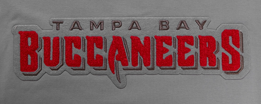 NFL TAMPA BAY BUCCANEERS CLASSIC CHENILLE MEN'S   TEE (GRAY)