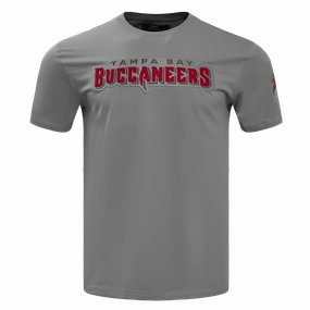 NFL TAMPA BAY BUCCANEERS CLASSIC CHENILLE MEN'S   TEE (GRAY)