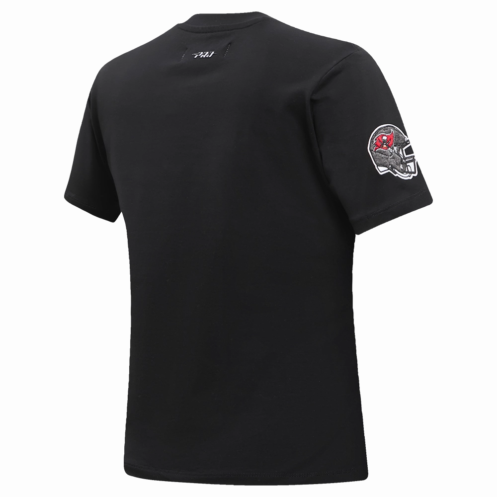 NFL TAMPA BAY BUCCANEERS CLASSIC SHORT SLEEVE WOMEN'S SLIM FIT TEE (BLACK)