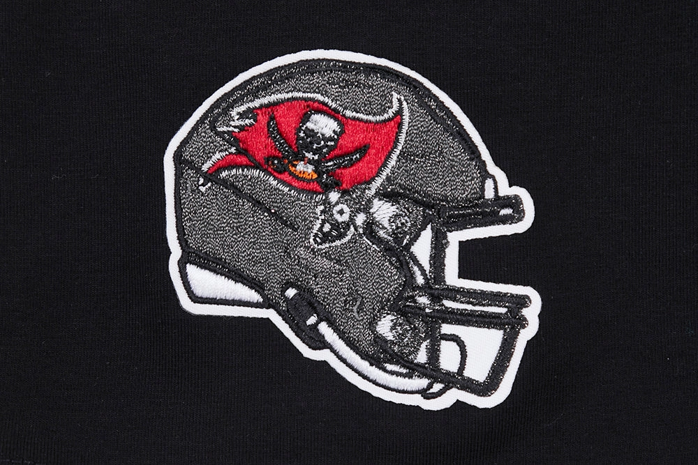 NFL TAMPA BAY BUCCANEERS CLASSIC SHORT SLEEVE WOMEN'S SLIM FIT TEE (BLACK)