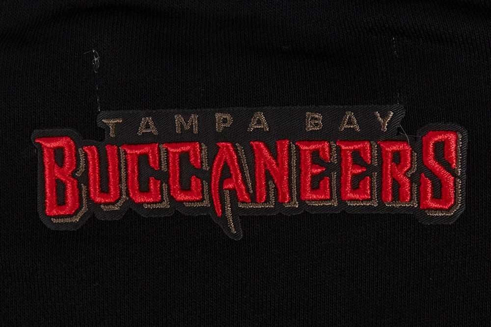 NFL TAMPA BAY BUCCANEERS CLASSIC WOMEN'S FLEECE CREWNECK (BLACK)