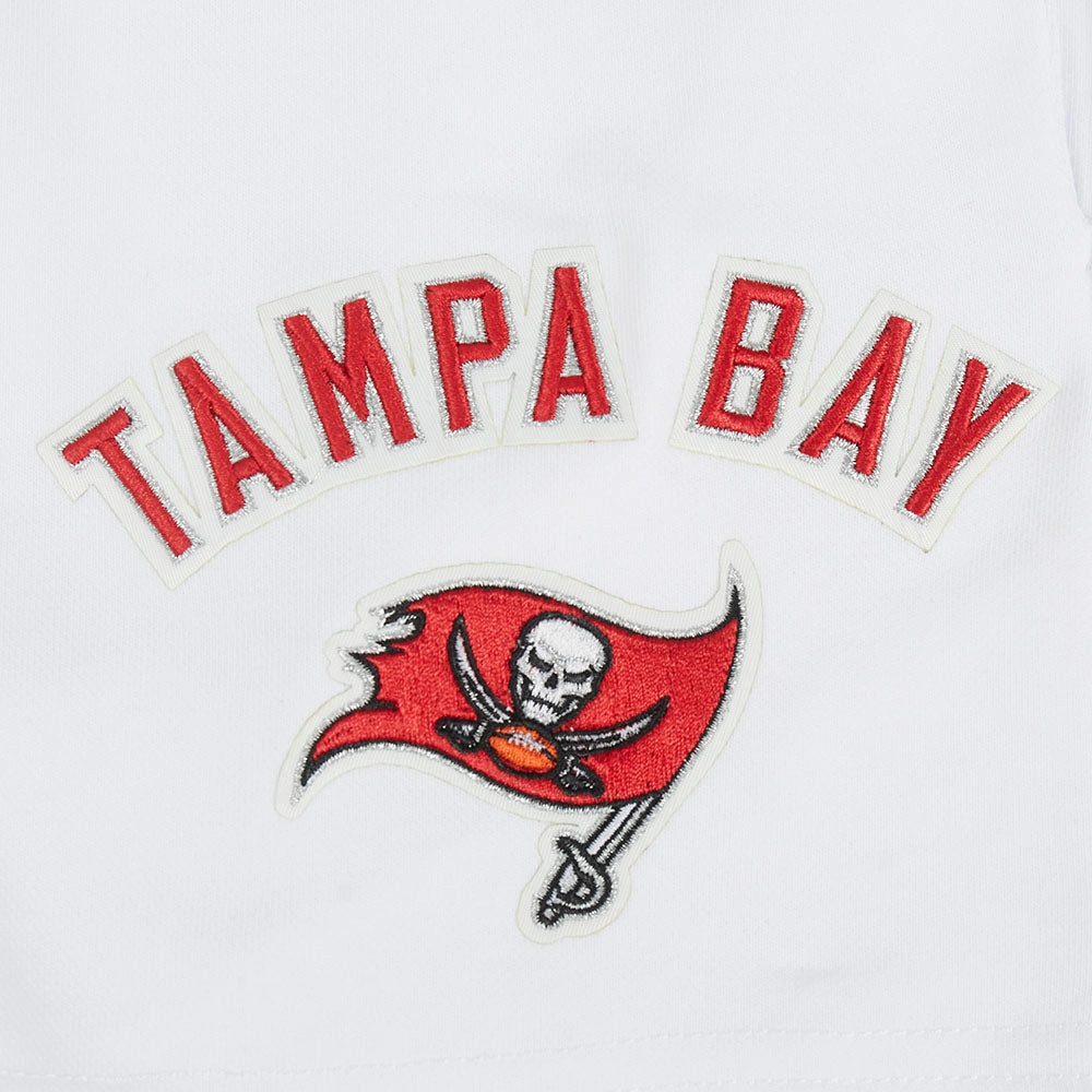 NFL TAMPA BAY BUCCANEERS CLASSIC WOMEN'S FLEECE SHORT (WHITE)